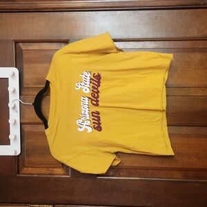 League "Arizona State" sun devils cropped shirt, size small